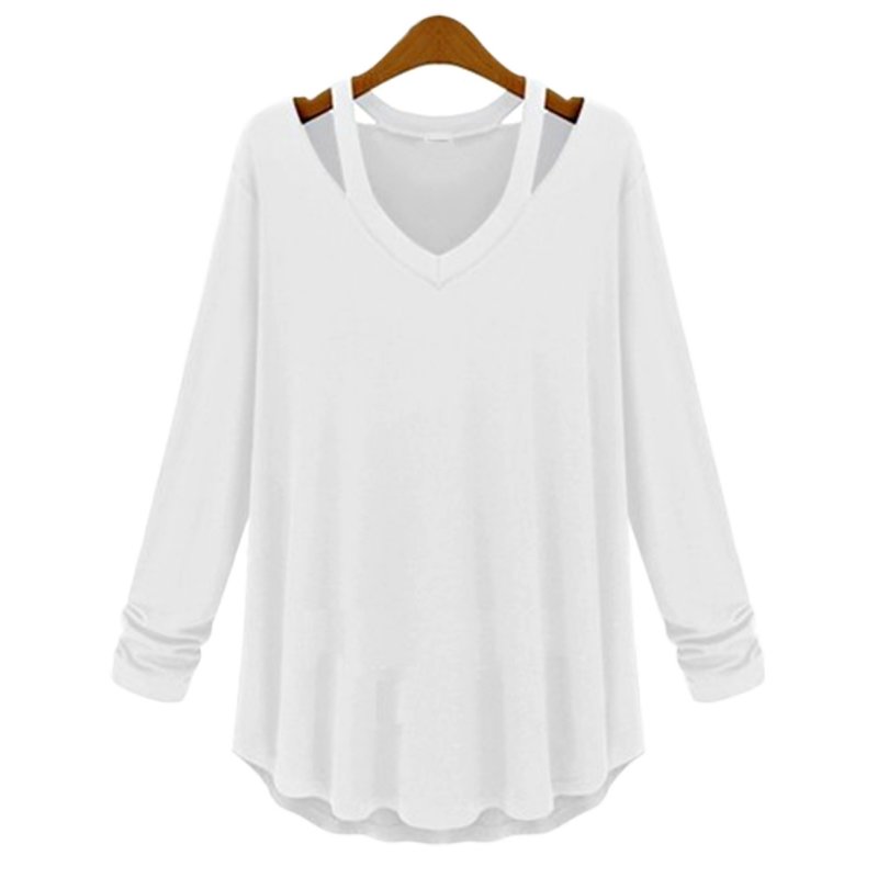 Long Sleeve Knit T Shirt Tops Blouse