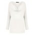 Leadingstar Women s Long Sleeve Sexy Loose Side Slit Knitting Blouse Top Deep V Neck Shirt