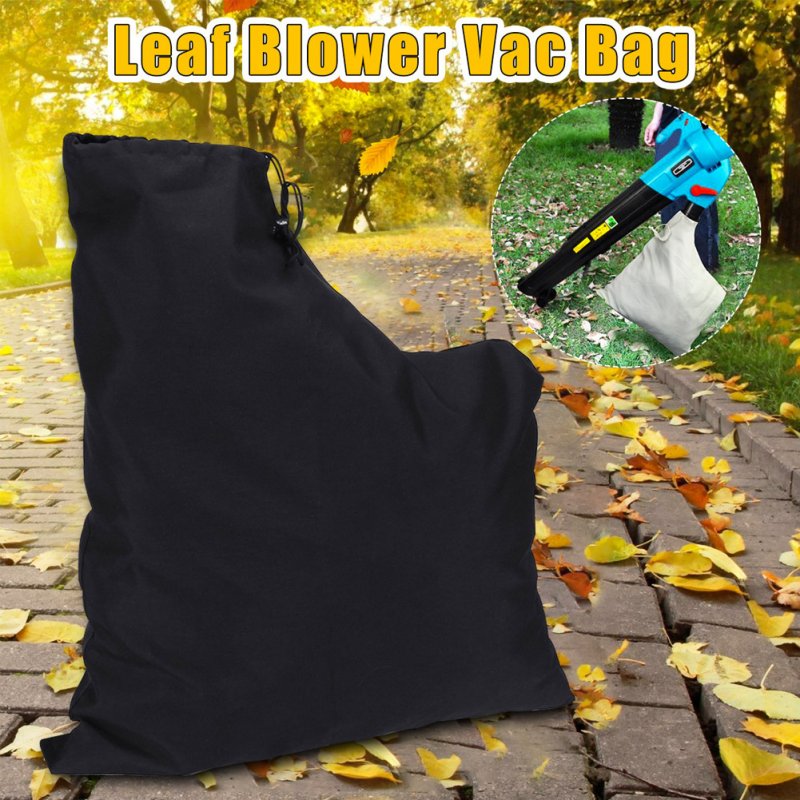 Leaf Blower Vacuum Cleaner Bag Street Cleaning Storage  Container Garden Accessories Black upgrade