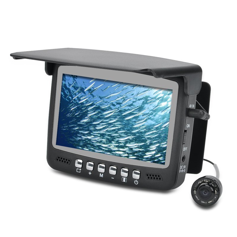 4.3inch Hd Fish Finder, Hd Vision Fish Finder System Kit Video Port