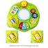 Learning Activity Table Baby Toys Educational Musical Desk Toys with Piano Pat Drum Light Up as shown