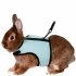 Leash Rope Nylon Vest style Chest Pet Walking Rope For Squirrel Hamster Guinea Pig rose Red
