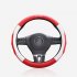 Leather Auto Car Steering Wheel Cover Durable Non slip Cover Fit Diameter 36cm 38cm 40cm