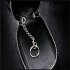 Leather Car Keychain Key Holder Bag Beige Black Case Wallet BagW2MG
