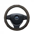 Leather Car Steering Wheel Cover No Smell Anti-slip Universal Steering Cover for Diameter 35-40CM