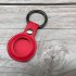Leather Case Anti lost Device Location Tracker Keychain Protective Cover Compatible For Ios Airtag  single Hole Black Buckle  blue
