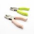 Leather  Case  Handle  Hole  Punch 6mm Diy Loose leaf Paper Cutter Single Hole Puncher Ticket Checker Pink leather case handle hole puncher 6MM