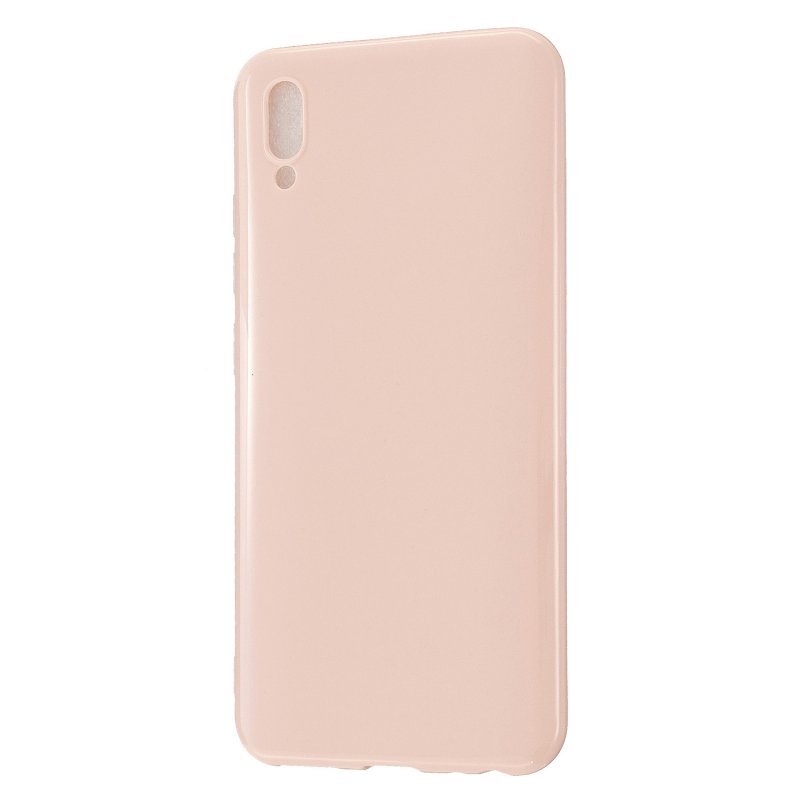 For VIVO IQOO Neo/Y97 Glossy TPU Phone Case Mobile Phone Soft Cover Anti-Slip Full Body Protection Sakura pink