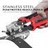 Leather Hole Punch Tool Multi Hole Sizes 45  Steel Puncher For Belts  Watch Bands  Straps  Dog Collars  Saddles  Shoes  Fabric  DIY Home  Craft Projects red