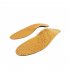 Leather Orthotics Insole for Flat Foot Arch Orthopedic Silicone Insoles for Men and Women brown 46