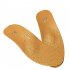 Leather Orthotics Insole for Flat Foot Arch Orthopedic Silicone Insoles for Men and Women brown 44