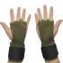 Leather Palm Protectors Gloves Hand Grips Crossfit Gymnastics Guard Pull Up Bar Weight Lifting Gloves Green M
