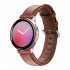 Leather Watch Strap for Sumsung Galaxy Watch Active Active 2 Brown L code