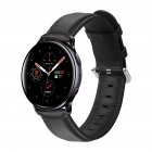 Leather Watch Strap for Sumsung Galaxy Watch Active Active 2 Black L code