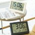 Led Alarm Clock Time Date Temperature Humidity Display Desk Clock For Bedroom Home Office Decor  21x14x2 5cm  White