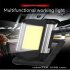 Led Auto Repair Working Light With Magnet Bracket Usb Rechargeable Multi functional Cob Glare Flashlight silver
