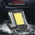 Led Auto Repair Working Light With Magnet Bracket Usb Rechargeable Multi functional Cob Glare Flashlight silver