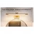 Led Bathroom Mirror Bathroom Light Fixtures With 350    Rotating Lamp Head Waterproof LED Light Strips Circular Switch Bathroom Vanity Mirror Headlight yellow br