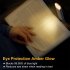 Led Book Light Usb Rechargeable Portable 3 Brightness Adjustable Clip on Reading Light Gift For Book Lovers   Black  1W