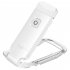 Led Book Light Usb Rechargeable Portable 3 Brightness Adjustable Clip on Reading Light Gift For Book Lovers   Black  1W