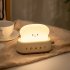 Led Bread Maker Night Light Dimming Usb Rechargeable Bedside Table Lamp With Charging Indicator yellow 4W
