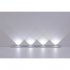 Led Cabinet Light 3 Modes Adjustable Brightness Energy Saving Ultra thin Intelligent Motion Sensor Lamp Silver 40CM