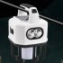 Led Camping Lanterns Solar Lights  Rechargeable USB Portable Light Flashlight With Built in Handle  8 Lighting Modes For Camping And Hiking White