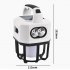 Led Camping Lanterns Solar Lights  Rechargeable USB Portable Light Flashlight With Built in Handle  8 Lighting Modes For Camping And Hiking White