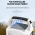 Led Camping Lanterns Solar Lights  Rechargeable USB Portable Light Flashlight With Built in Handle  8 Lighting Modes For Camping And Hiking White