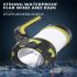 Led Camping Searchlight Multi function Usb Charging Output Camping Emergency Lighting Portable Torch black green