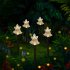 Led Christmas Solar Lawn Light Ip65 Waterproof Energy Saving Fairy Lights for Courtyard Garden Patio Decoration Mixed