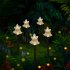 Led Christmas Solar Lawn Light Ip65 Waterproof Energy Saving Fairy Lights for Garden Patio Decoration Snowflake