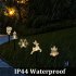 Led Christmas Solar Lawn Light Ip65 Waterproof Energy Saving Fairy Lights for Courtyard Garden Patio Decoration Star