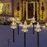 Led Christmas Solar Lawn Light Ip65 Waterproof Energy Saving Fairy Lights for Garden Patio Decoration Snowflake