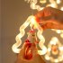 Led Christmas String Lights With Remote Control Snowflake Star Christmas Tree Led Fairy Lights For Christmas Decorations Colored light Battery remote control