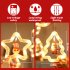 Led Christmas String Lights With Remote Control Snowflake Star Christmas Tree Led Fairy Lights For Christmas Decorations Colored light Battery remote control