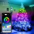 Led Christmas Tree Lamp Bluetooth App Controlled RGB Colorful Usb String Lights 20 meters 200 lights