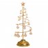 Led Christmas Tree Shape Table Lamp Ornaments Crystal Decorative Lights for Holiday Decoration Cold White Silver