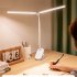 Led Clip On Table Lamp 3 Levels 1500mah Large Capacity Battery Rechargeable Eye Protection Desk Lamps White
