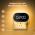 Led Clock Night Light with RC 3 level Timing Dimming App Control Bedside Lamp 3 color light