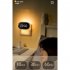 Led Clock Night Light with RC 3 level Timing Dimming App Control Bedside Lamp Yellow light