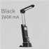 Led Desk Lamp 3 Levels Adjustable Brightness Eye Protection Usb Charging Reading Lamp Night Lights Black  2600mAh 