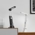 Led Desk Lamp 3 Levels Adjustable Brightness Eye Protection Usb Charging Reading Lamp Night Lights White  2600mAh 