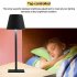 Led Desk Lamp 4200mah Rechargeable Adjustable Brightness Touch Night Light Table Lamp For Living Room Bedroom White 4000mAh