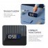 Led Digital Alarm Clock 12   24 Hour Adjustable Volume Brightness Mirror Clocks For Bedroom Home Office white