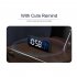 Led Digital Alarm Clock 12   24 Hour Adjustable Volume Brightness Mirror Clocks For Bedroom Home Office white