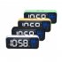 Led Digital Alarm Clock 12   24 Hour Adjustable Volume Brightness Mirror Clocks For Bedroom Home Office white