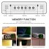Led Digital Alarm Clock Time Date Temperature Display Large screen Desk Table Clock for Living Room Office White