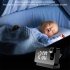 Led Digital Projection Alarm Clock Table Electronic Alarm Clock With 180 Degrees Time Projector Bedroom Bedside Clock White colorful light