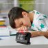 Led Digital Projection Alarm Clock Table Electronic Alarm Clock With 180 Degrees Time Projector Bedroom Bedside Clock White colorful light